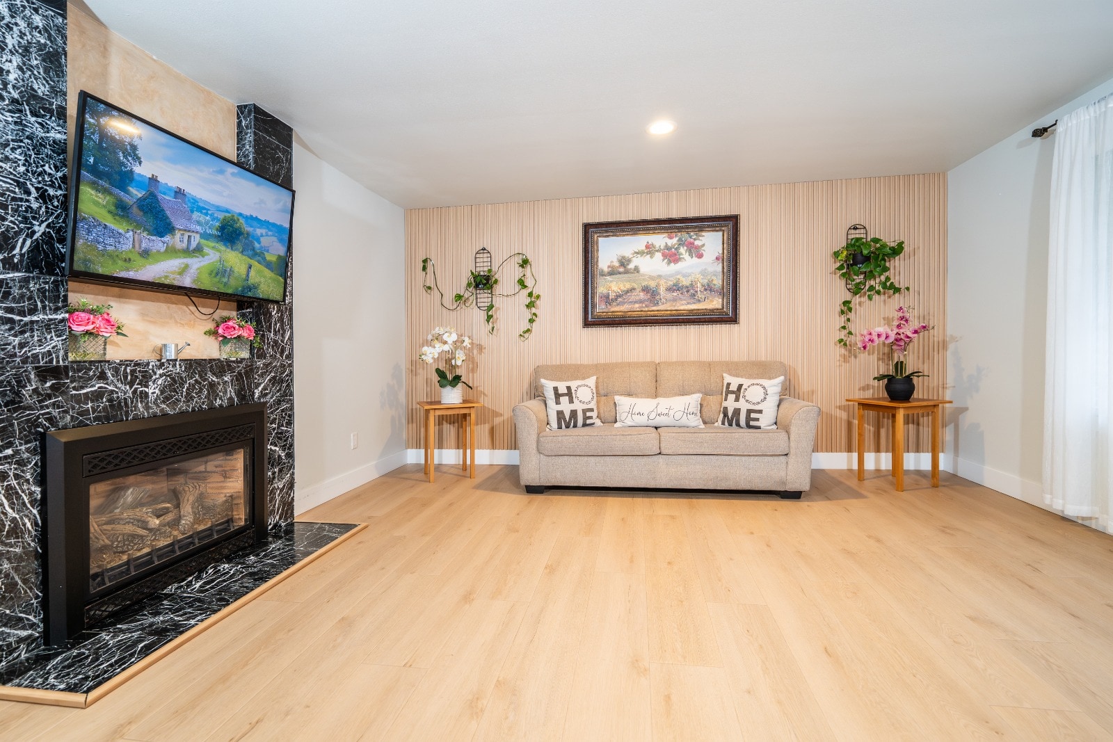 The living room at Mari's Home Care